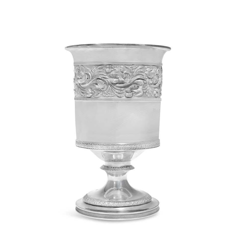 A Geroge III silver goblet Rebecca Emes & Edward Barnard, London 1812 (1 of 2)