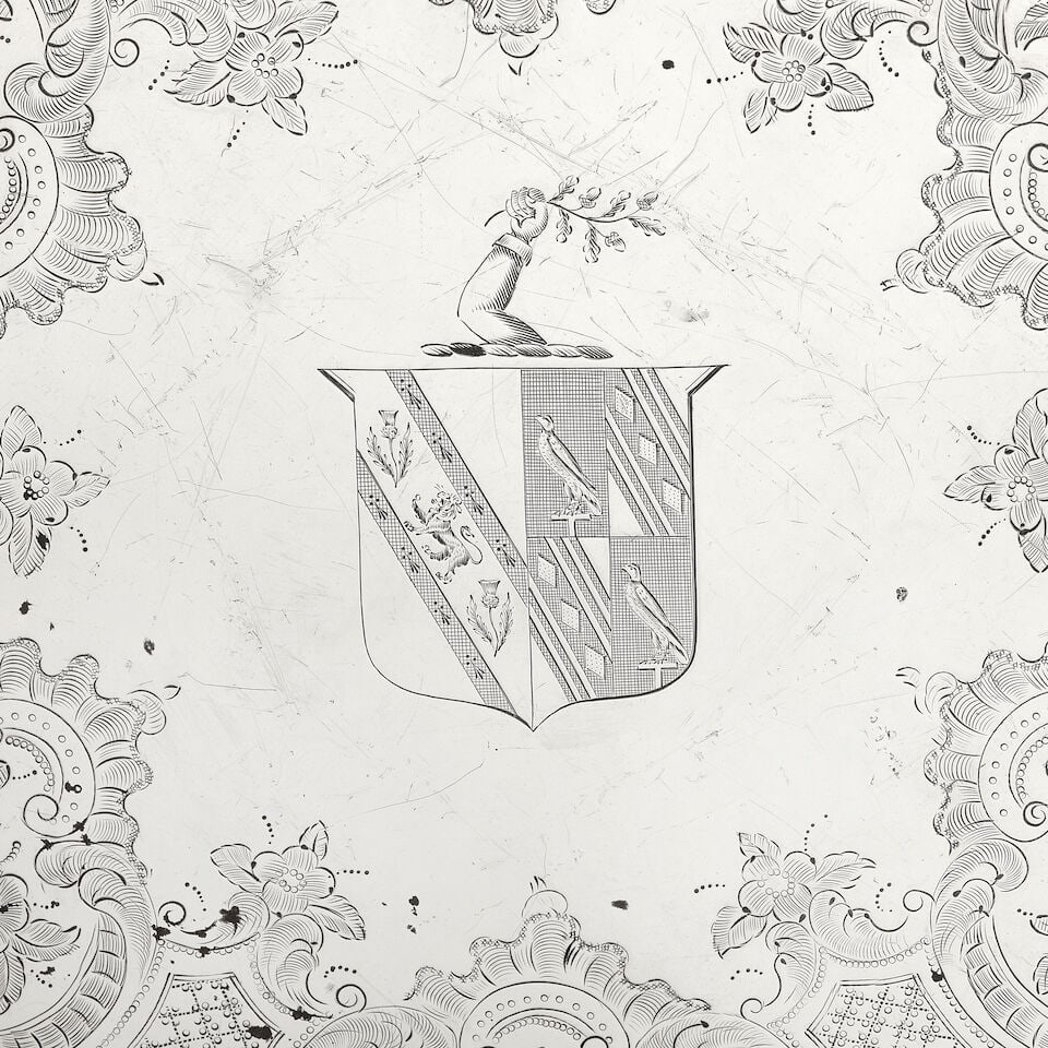 A George III silver salver Robert Jones II, London 1781 - 3