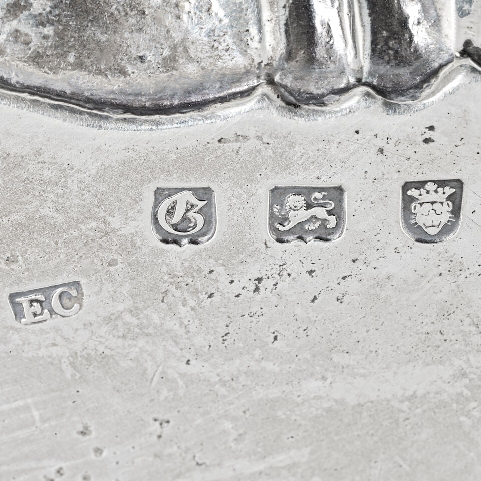 A George III silver salver Edward Coker, London 1762 - 3