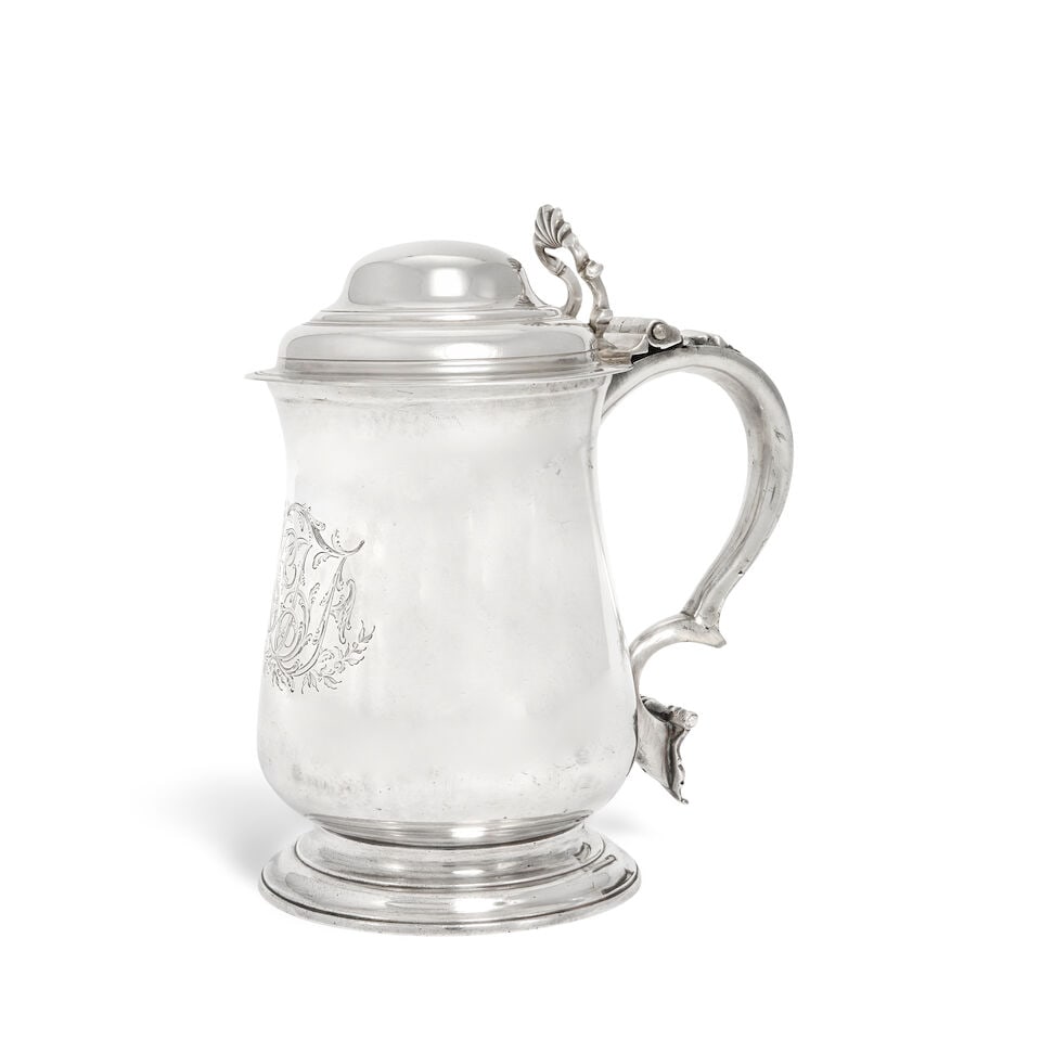 A George III silver tankard Charles Wright, London 1777 (1 of 2)