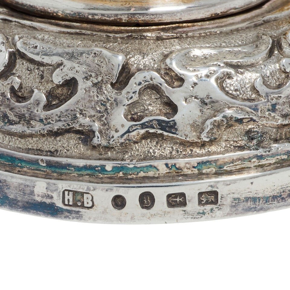 A Victorian silver goblet Henry Bourne, Birmingham 1881 - 3