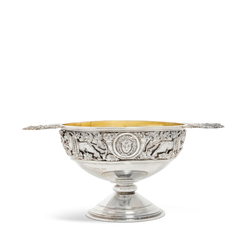 A Victorian silver quaich S Smith & Son, London 1875 (1 of 4)