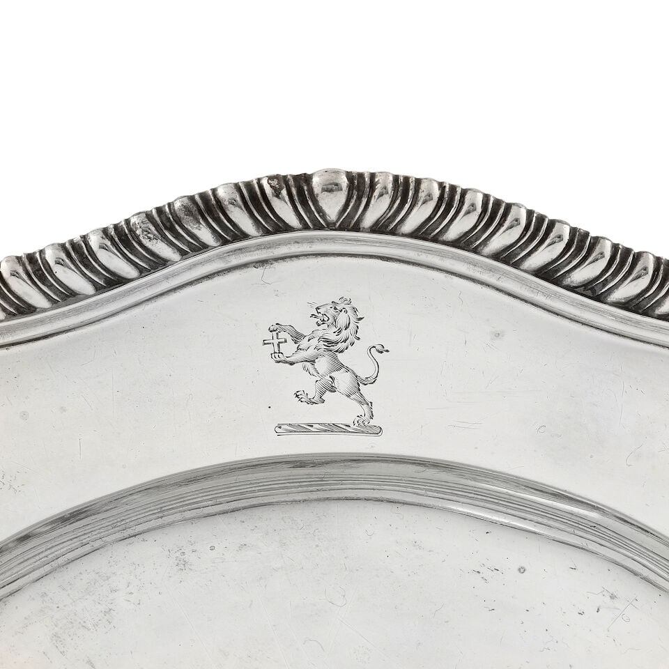 Twelve silver plates nine James Garrard, London 1892, three matched, Johann George Hossauer, sta... - 6