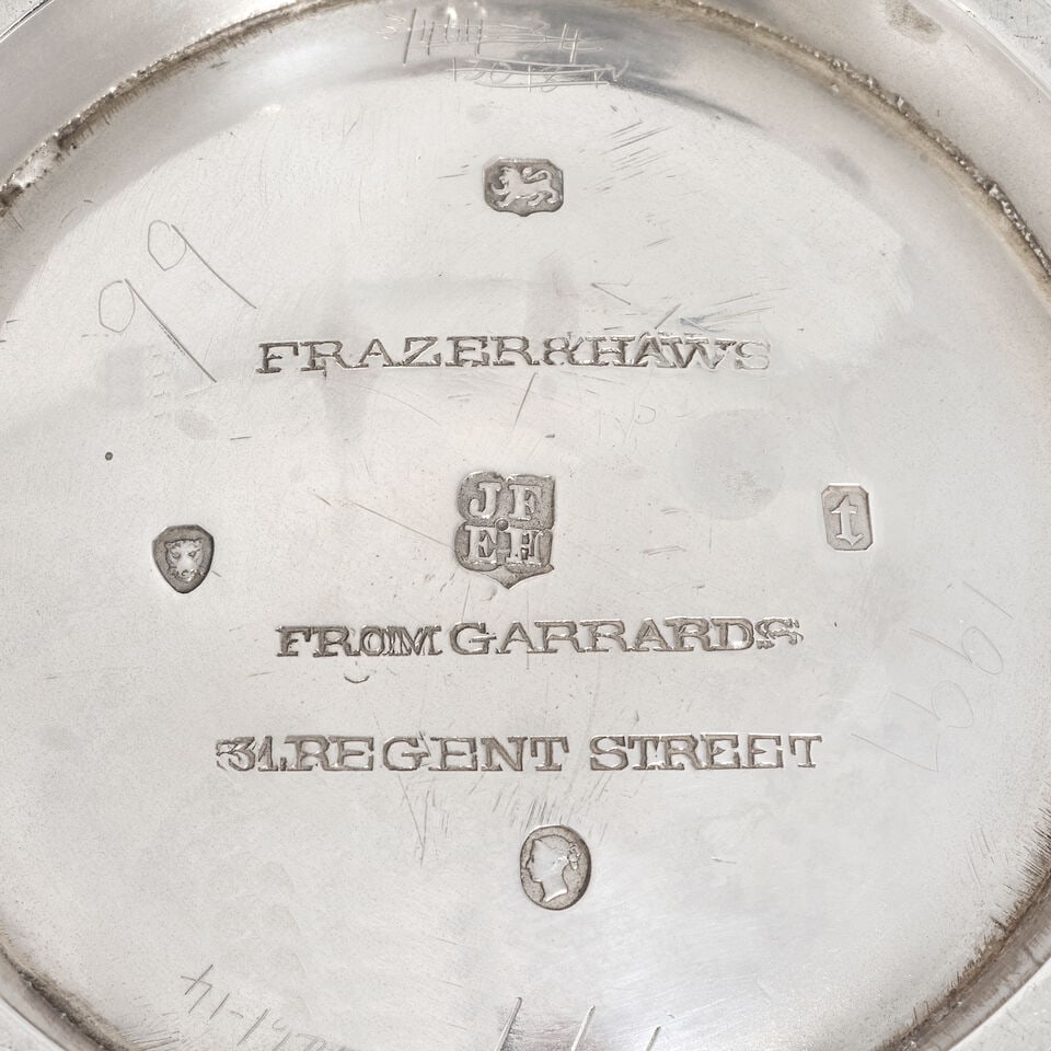 A Victorian silver tea pot Frazer & Haws, London 1874 - 2