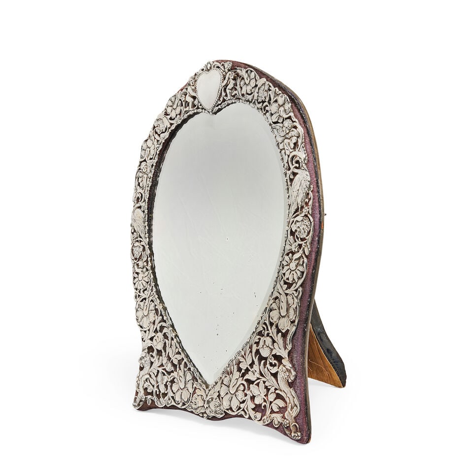 A Victorian silver table mirror William Comyns, London 1892 - 2