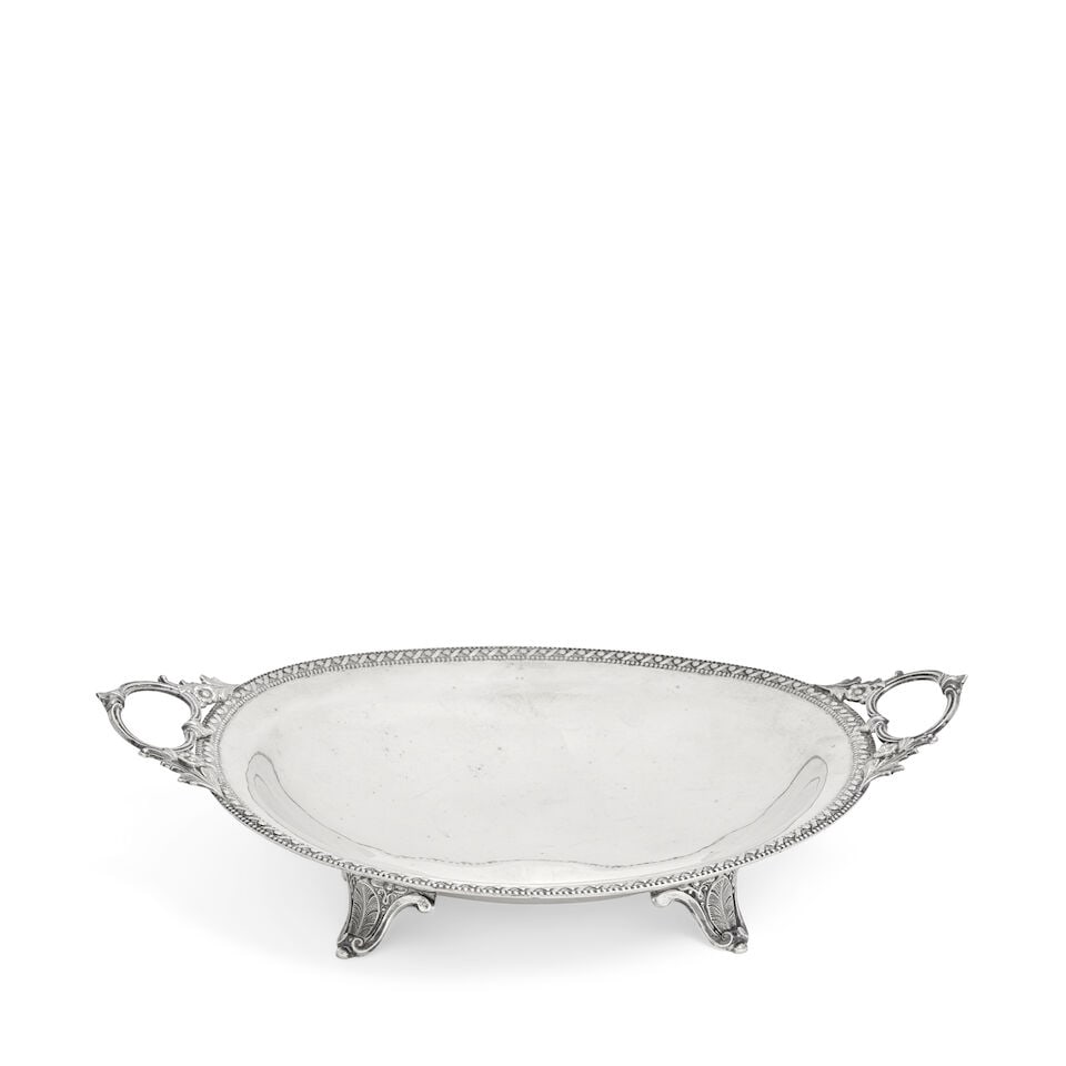 A Dutch silver two-handled dish Kempen & Zonen, second standard mark, 1882 (1 of 2)