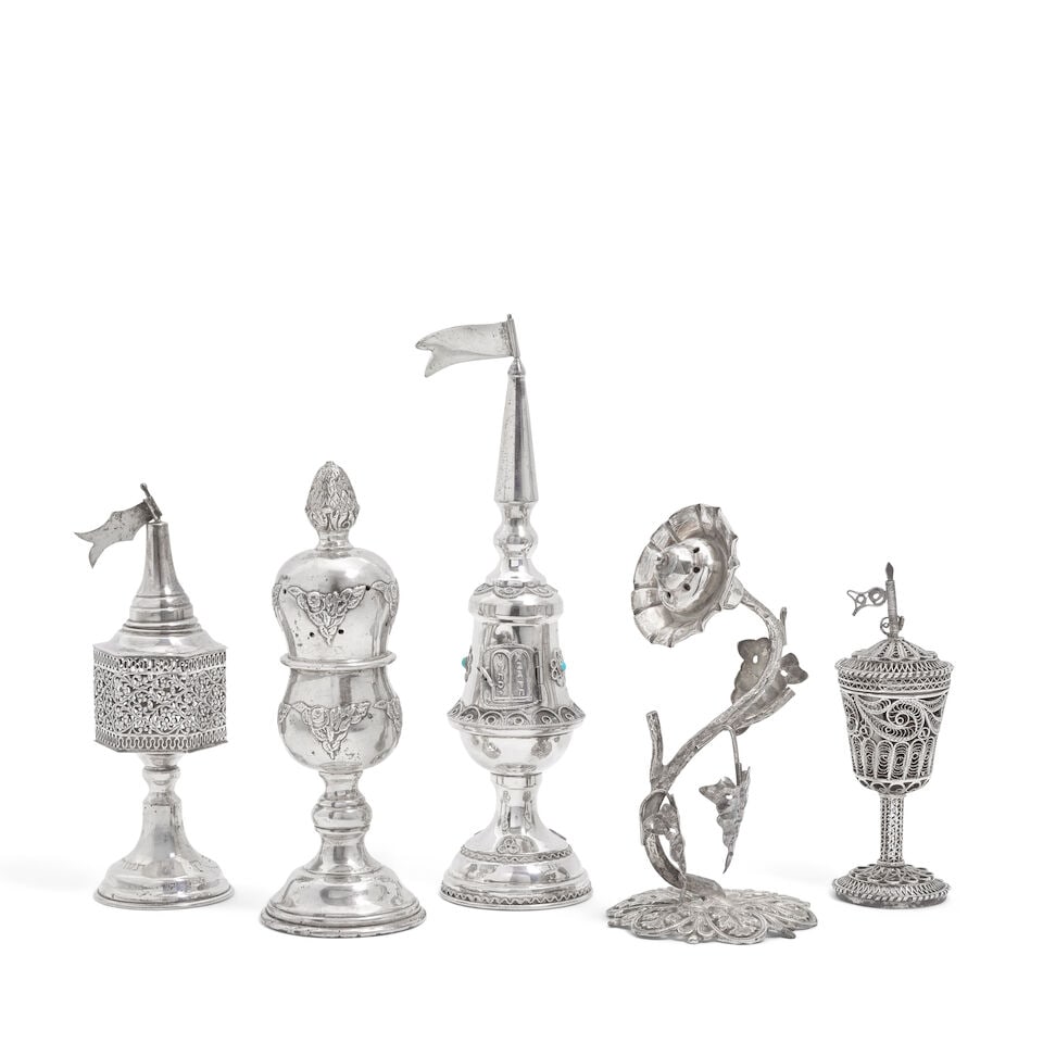 Judaica: Five spice towers (1 of 1)