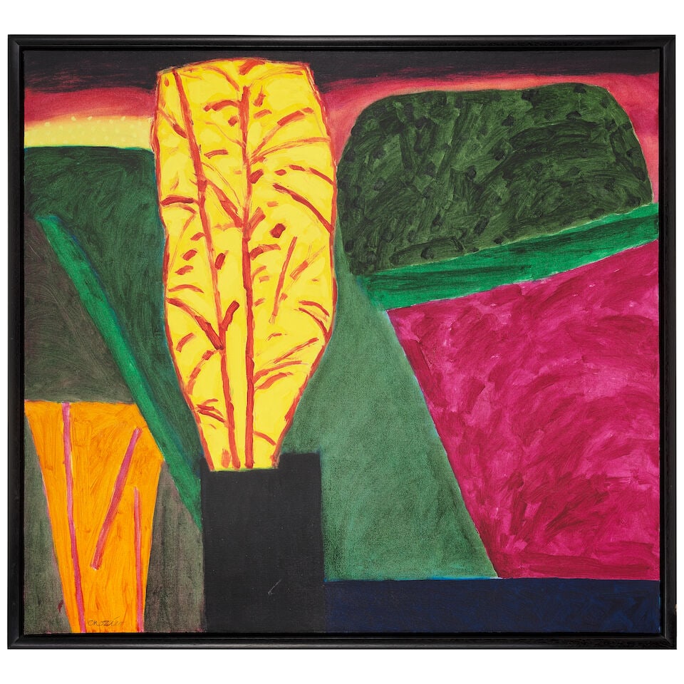 William Crozier H.R.H.A. (Irish, 1930-2011) Spring (Painted in 1998) - 2