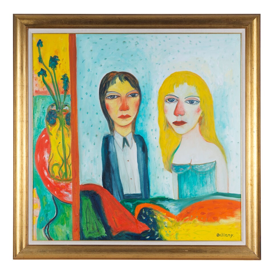 John Bellany C.B.E., R.A., H.R.S.A., L.L.D.(Lon) (British, 1942-2013) Untitled (Two Women) - 2