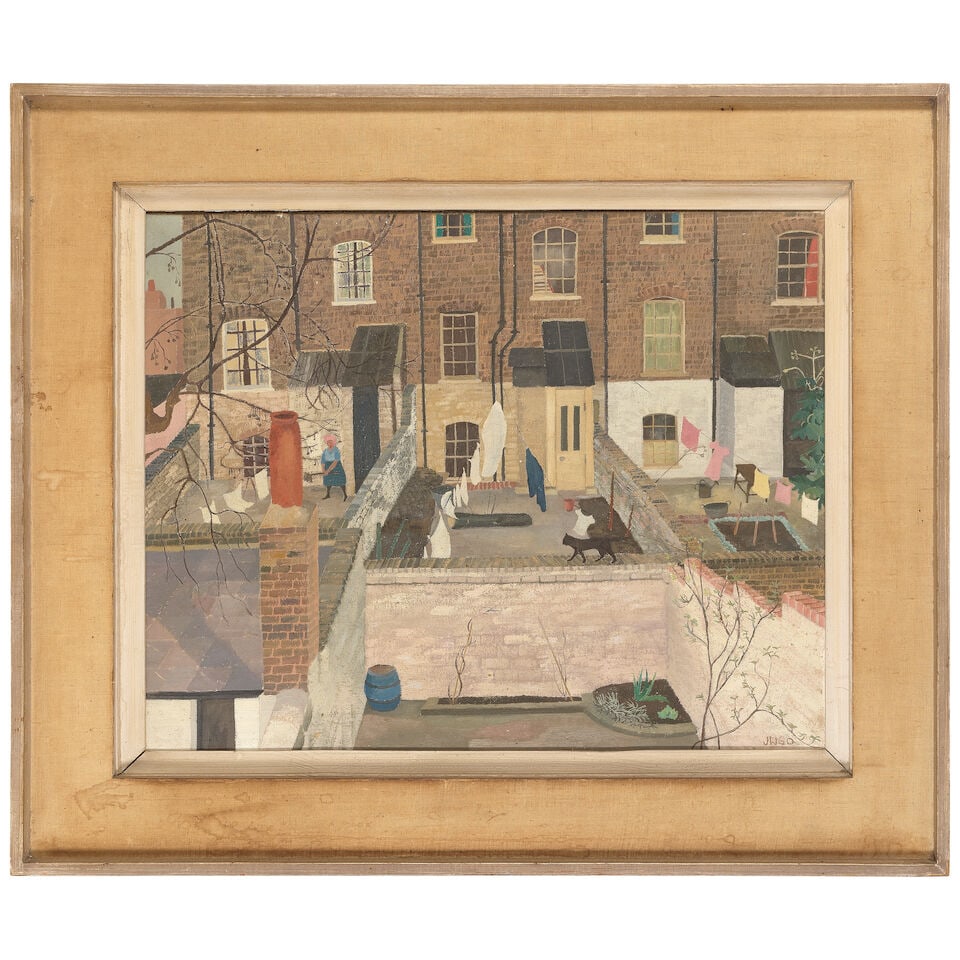 Joan Warburton (British, 1920-1996) Chelsea Washing-Day - 2
