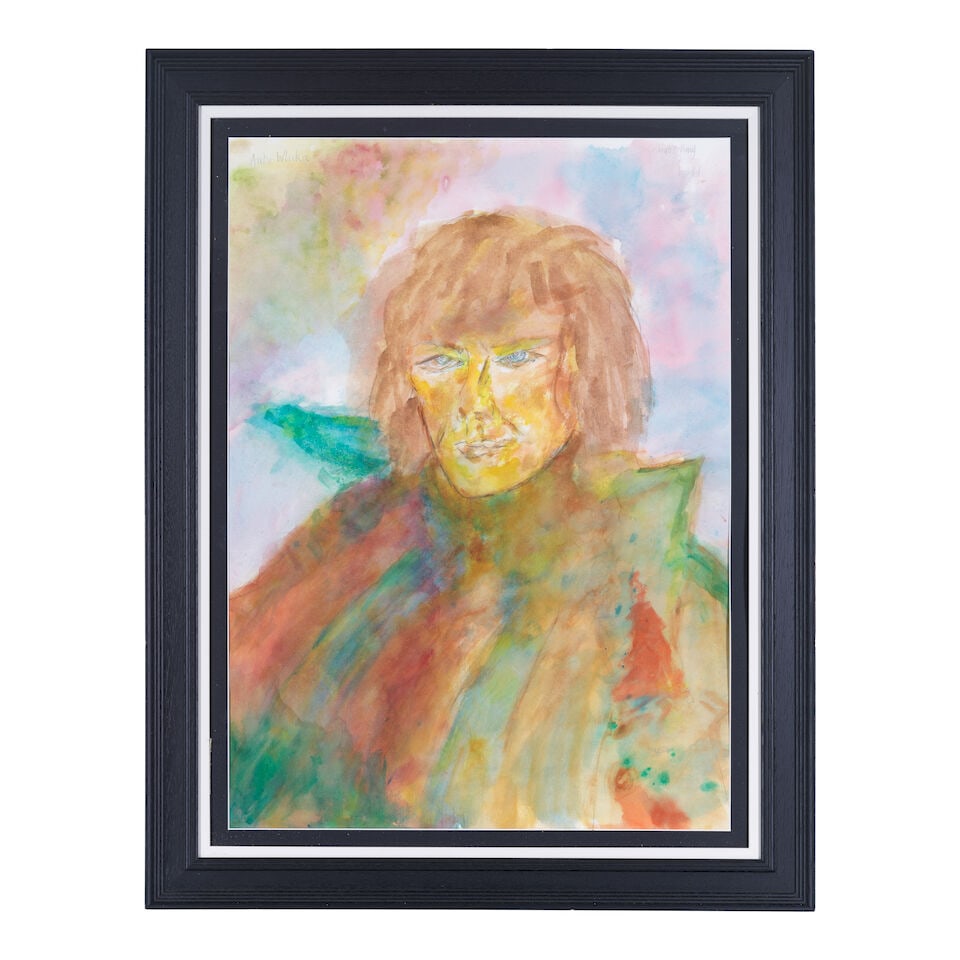 John Bellany C.B.E., R.A., H.R.S.A., L.L.D.(Lon) (British, 1942-2013) Portrait of Andy Whika - 2