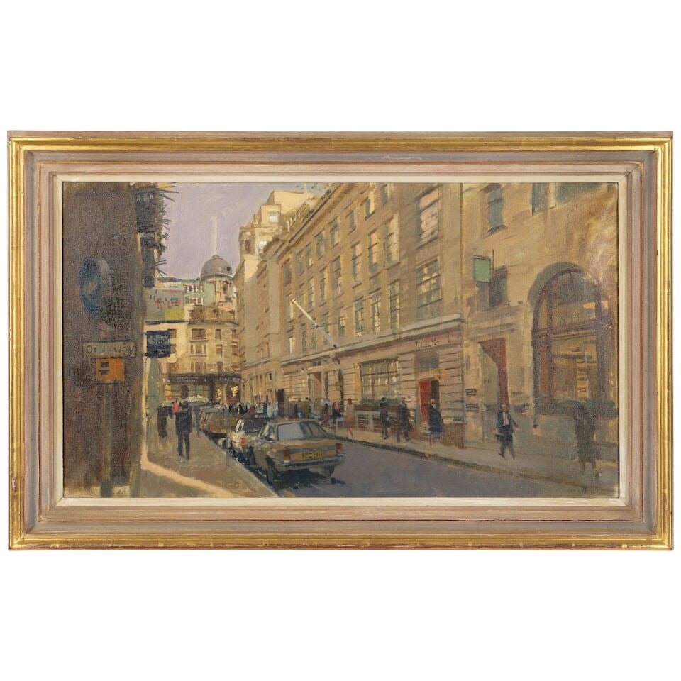 Ken Howard R.A. (British, 1932-2022) Old Jewry - 2