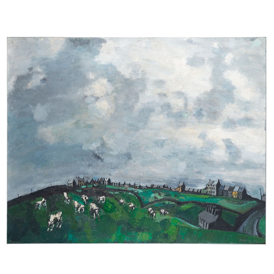 John Virtue (British, born 1947) Untitled (Landscape near Oswaldtwistle, Lancashire) - 2