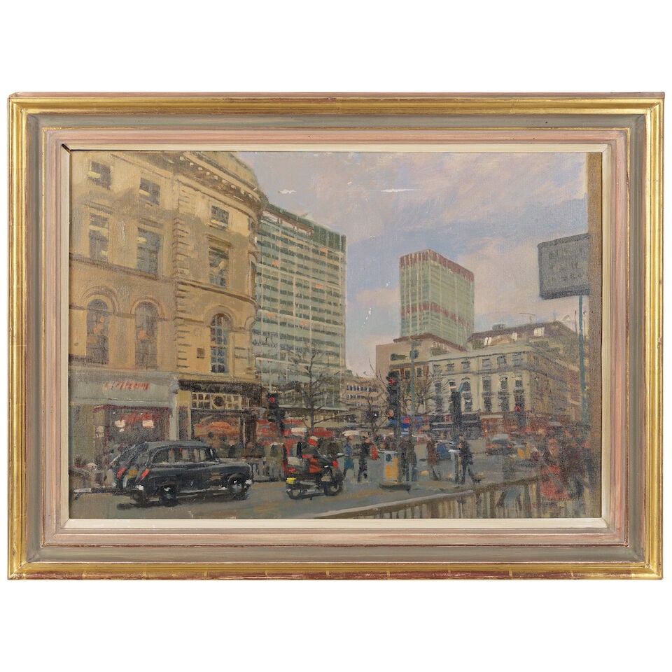 Ken Howard R.A. (British, 1932-2022) London Wall, Moorgate - 2