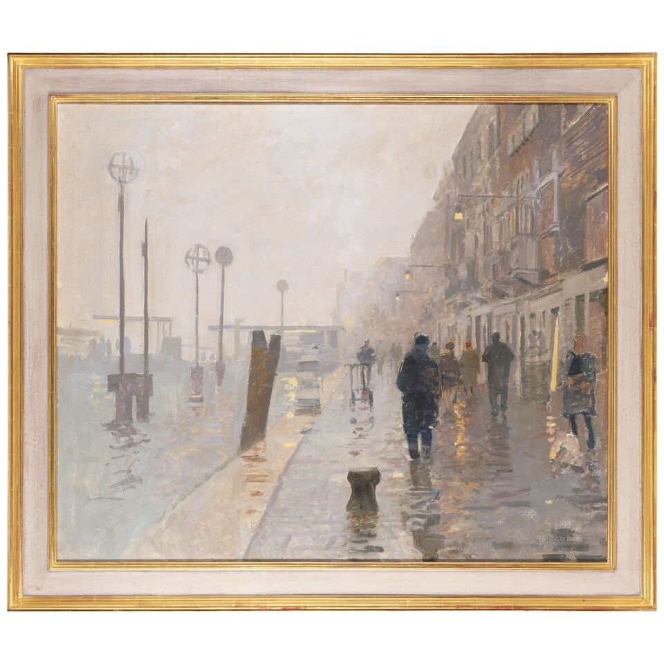 Ken Howard R.A. (British, 1932-2022) The Giudecca, January Morning - 2