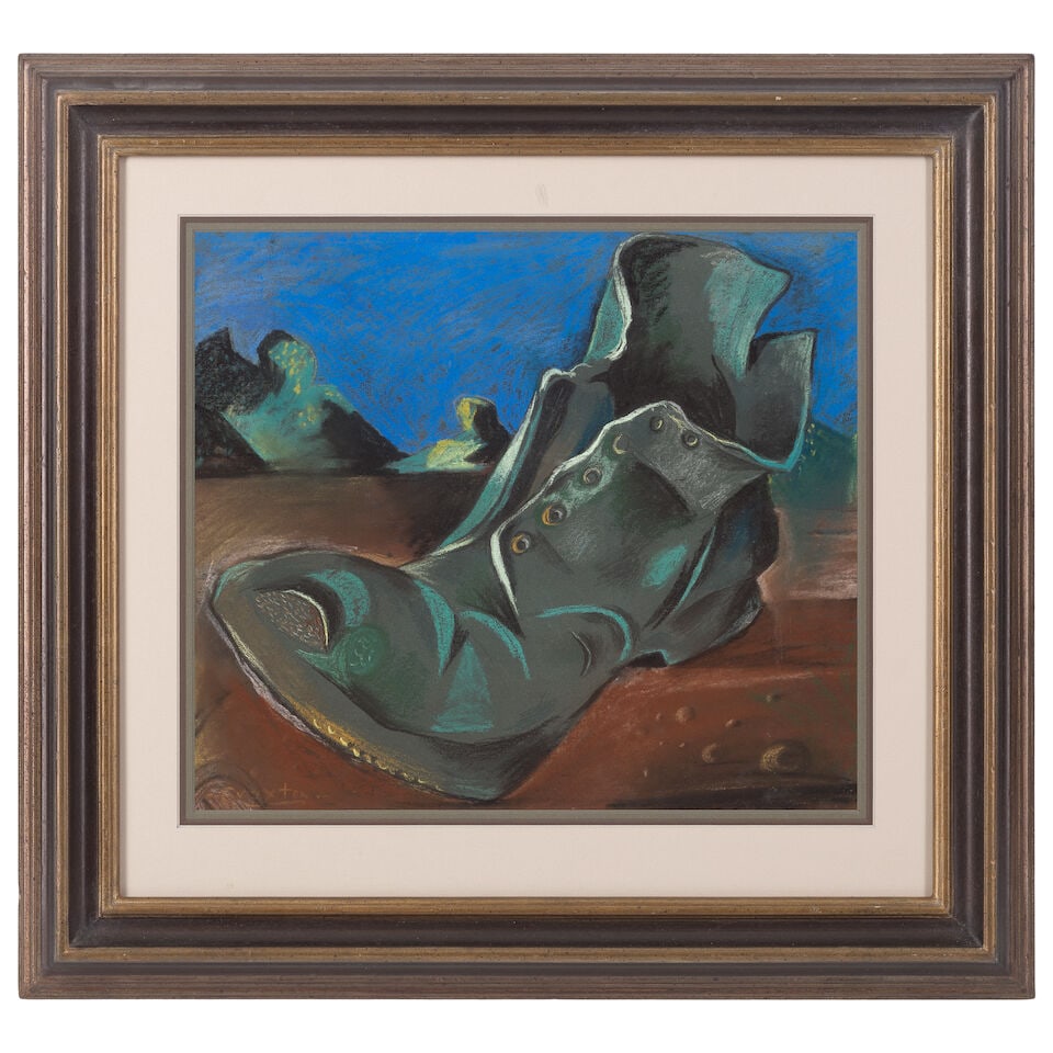 John Craxton R.A. (British, 1922-2009) Boot in an Estuary (Executed in 1944) - 2