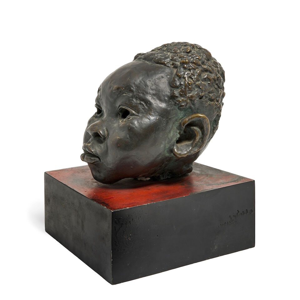 Sir Jacob Epstein (British, 1880-1959) Victor 25cm (9 13/16in) high including base; 17.5cm (6 7... - 3