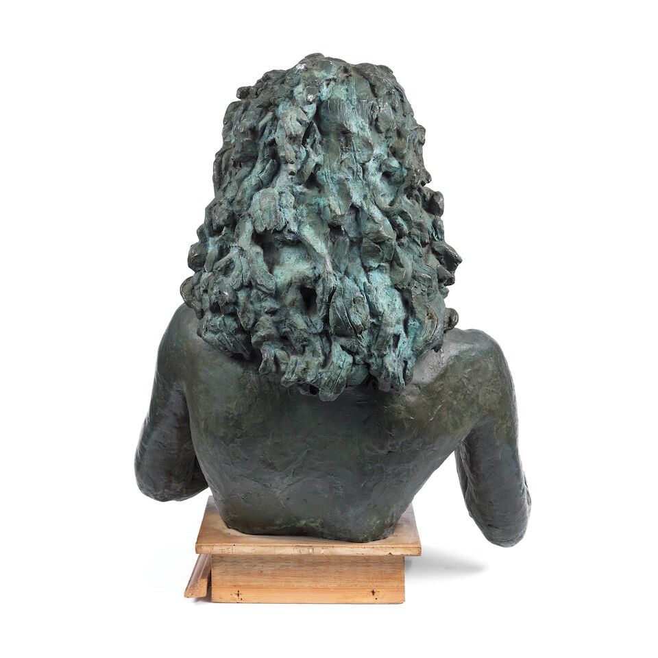 Sir Jacob Epstein (British, 1880-1959) First Portrait of Deirdre (with arms) 62cm (24 7/16in) hi... - 4