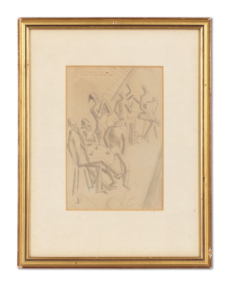 William Roberts R.A. (British, 1895-1980) Study for Germans in Constantinople (Executed in 1916) - 2