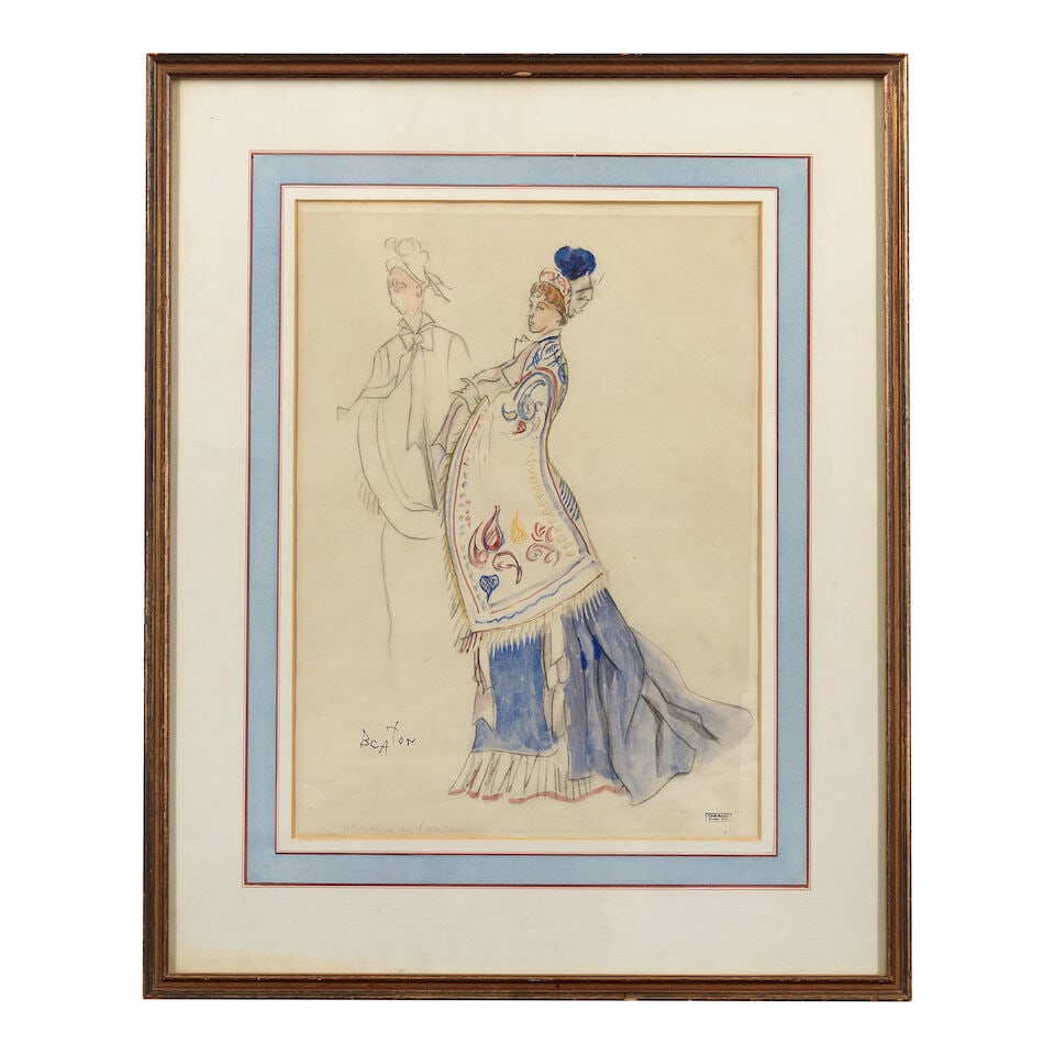 Cecil Beaton (British, 1904-1980) Costume Design for a Woman at the Races from The Young Mr Pitt - 2