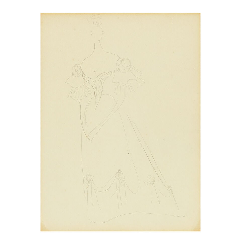 Cecil Beaton (British, 1904-1980) Sarah Bernhardt as Hamlet (together with four further costume... - 5