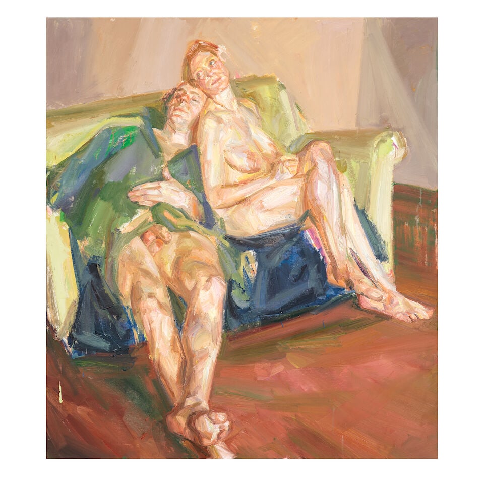 Tai-Shan Schierenberg (British, born 1962) Brother and Sister (Johnny and Lucy) (Painted in 1996) (1 of 3)