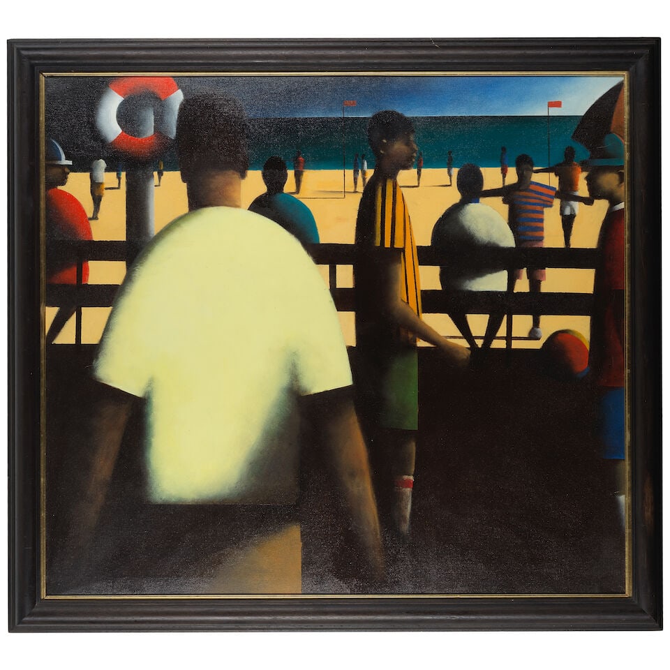 Stephen Mangan (British, born 1964) Two Red Flags - 2