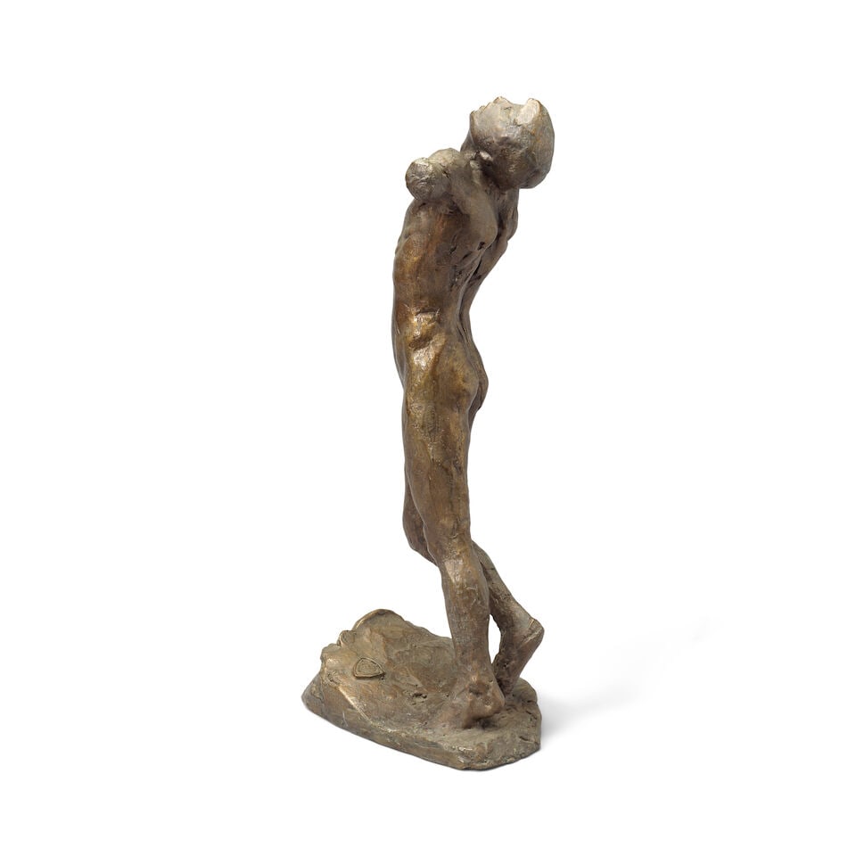Enzo Plazzotta (Italian, 1921-1981) Study for L'Arrivée 32cm (12 5/8in) high (Conceived in ... - 2