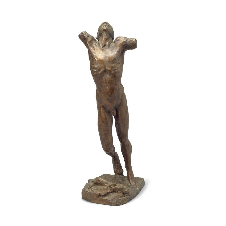 Enzo Plazzotta (Italian, 1921-1981) Study for L'Arrivée 32cm (12 5/8in) high (Conceived in ... - 3