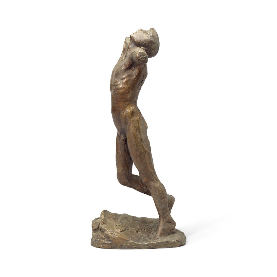 Enzo Plazzotta (Italian, 1921-1981) Study for L'Arrivée 32cm (12 5/8in) high (Conceived in ... - 4