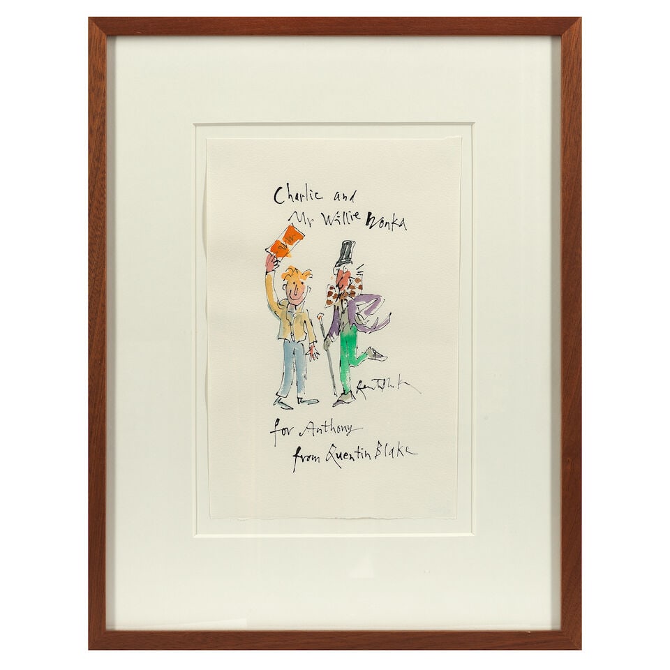 Sir Quentin Blake (British, born 1932) Charlie and Mr Willie Wonka - 2