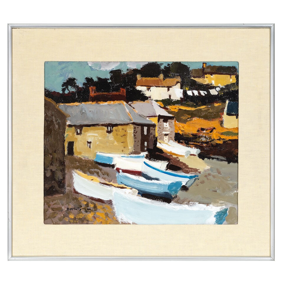 Donald McIntyre (British, 1923-2009) Cadgwith - 2