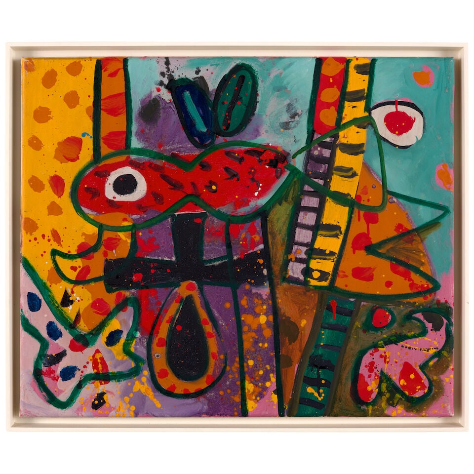 Alan Davie C.B.E., H.R.S.W., R.A. (British, 1920-2014) The All-Seeing Fish No. 2 - 2