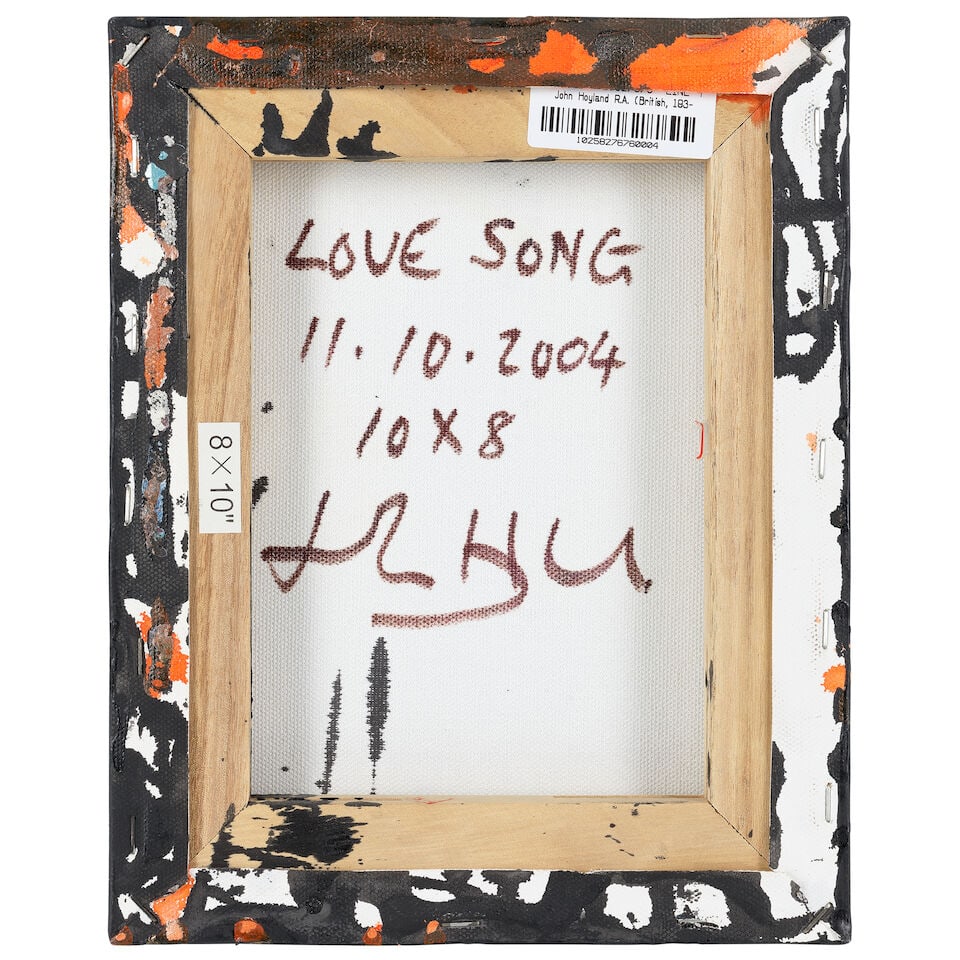 John Hoyland R.A. (British, 1934-2011) Love Song 11.10.2004 ((unframed)) - 2