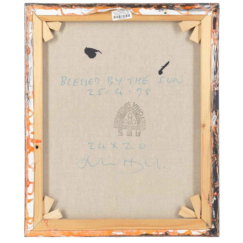 John Hoyland R.A. (British, 1934-2011) Blessed by the Sun 25.4.98 ((unframed)) - 2