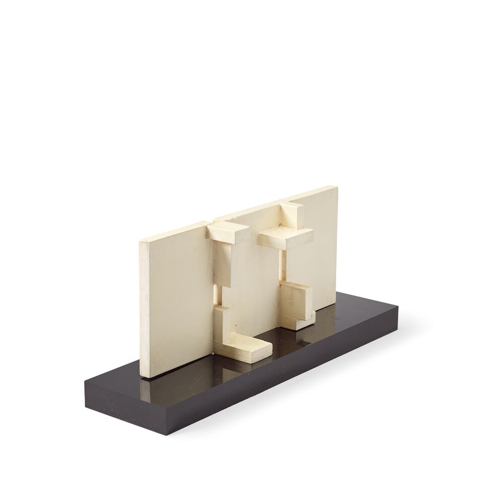 Peter Lowe (British, born 1938) Leeds 10cm (3 15/16in) high excluding base; 12cm (4 3/4in) high ... - 2