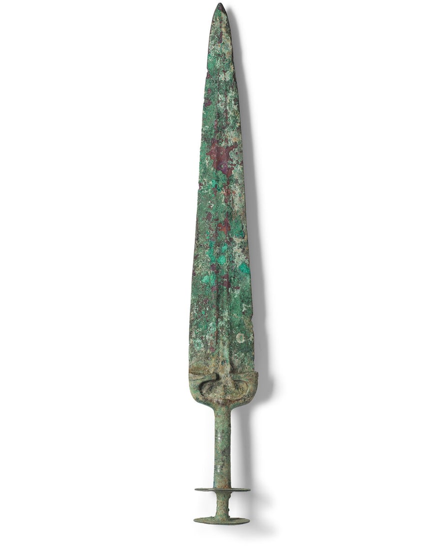 A Luristan bronze sword - 2