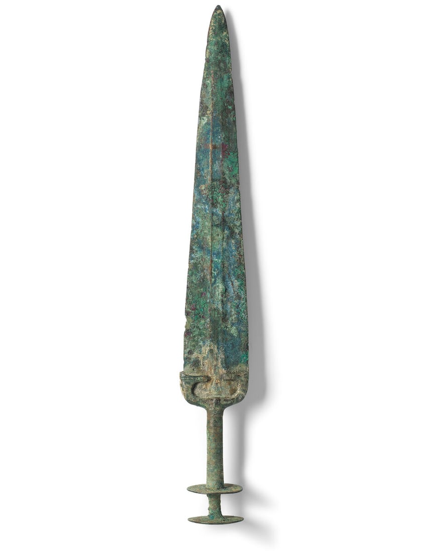 A Luristan bronze sword - 3