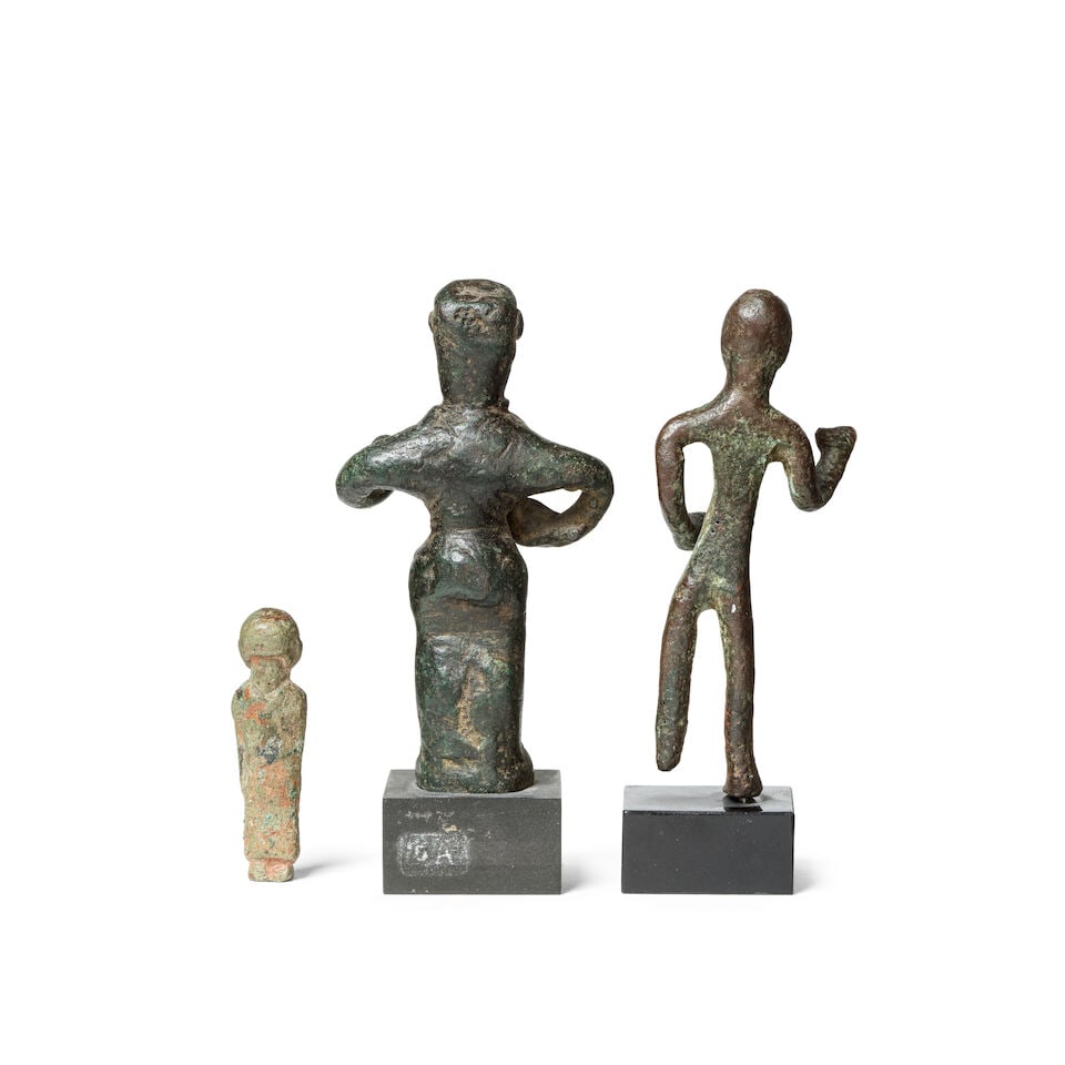 Three Italic bronze standing figures 3 - 2