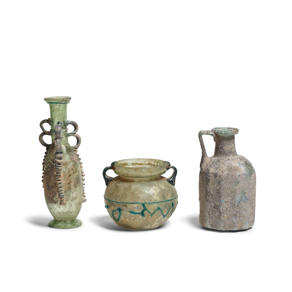 Three Roman glass vessels 3 - 2