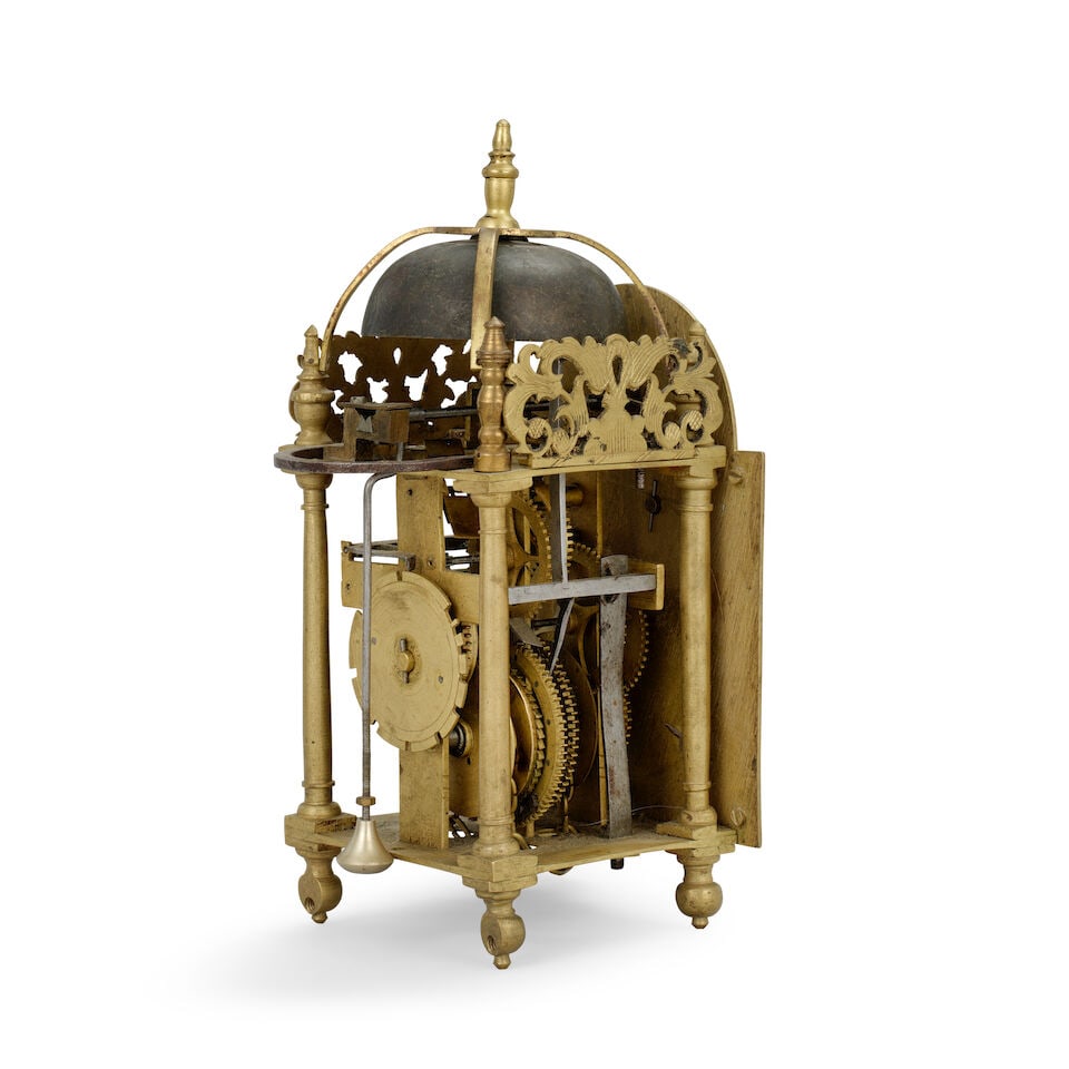 A mid-18th century English miniature numbered lantern clock made for the Turkish market Thomas ... - 2