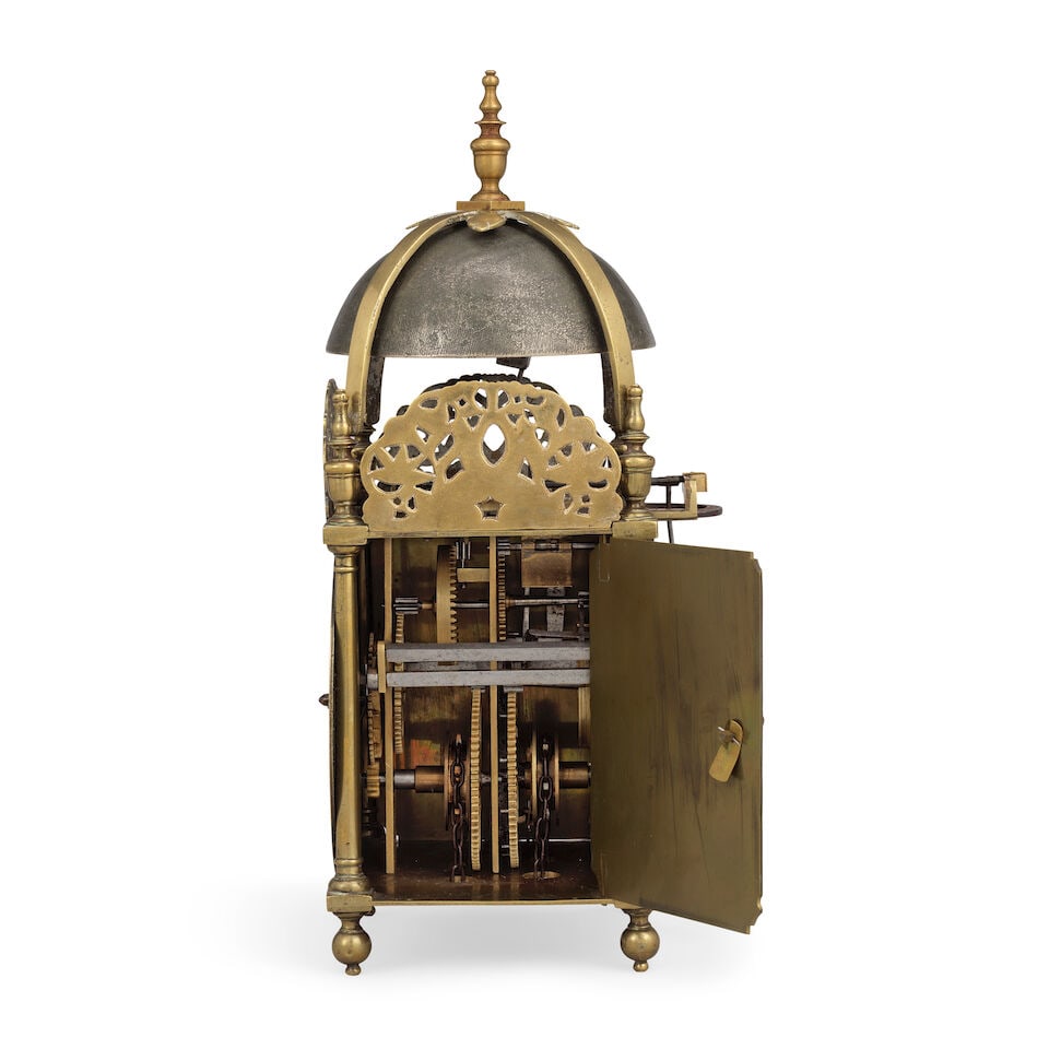 A early 18th century and later striking lantern clock Thomas Brycun in Shepton Mallet - 2