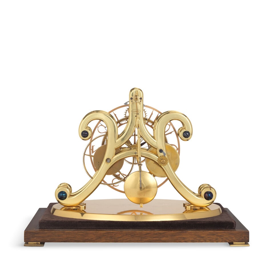 A good 20th century skeleton clock with epicyclic gearing Fred Whitlock - 2