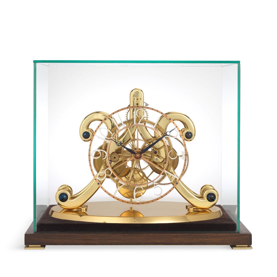 A good 20th century skeleton clock with epicyclic gearing Fred Whitlock - 4