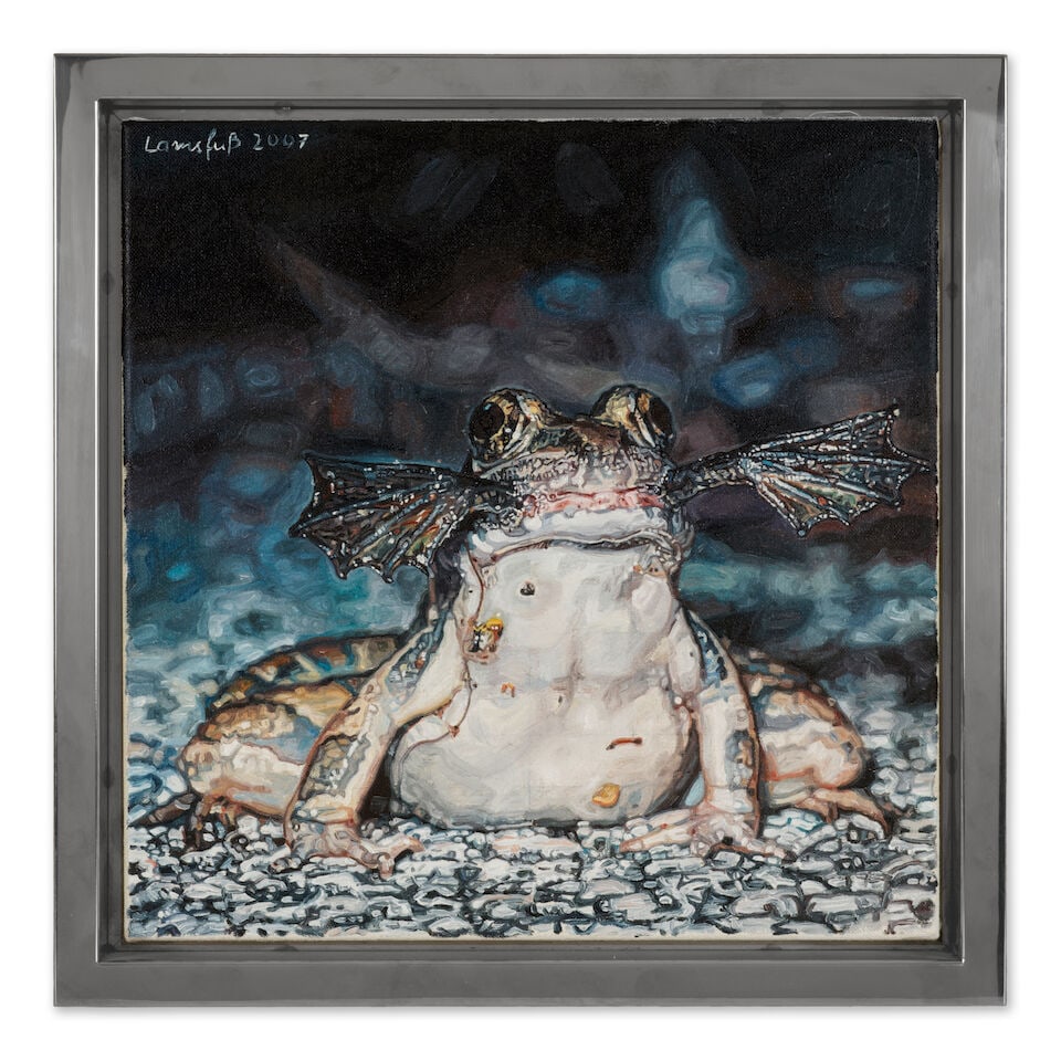 ULRICH LAMSFUSS (N. 1971) GEO NR10 Oktober 1994, Keilkopf wasserfrosch 3 (Rana Sphenocephala) ... - 2
