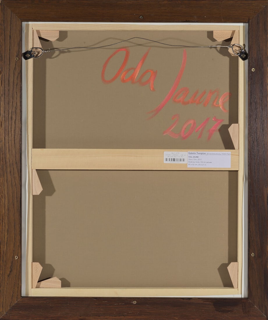 ODA JAUNE (N. 1979) Sans titre 2017 - 2