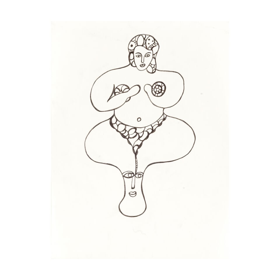 NIKI DE SAINT PHALLE (1930-2002) Sans titre (deux œuvres) circa 1985-1990 - 2
