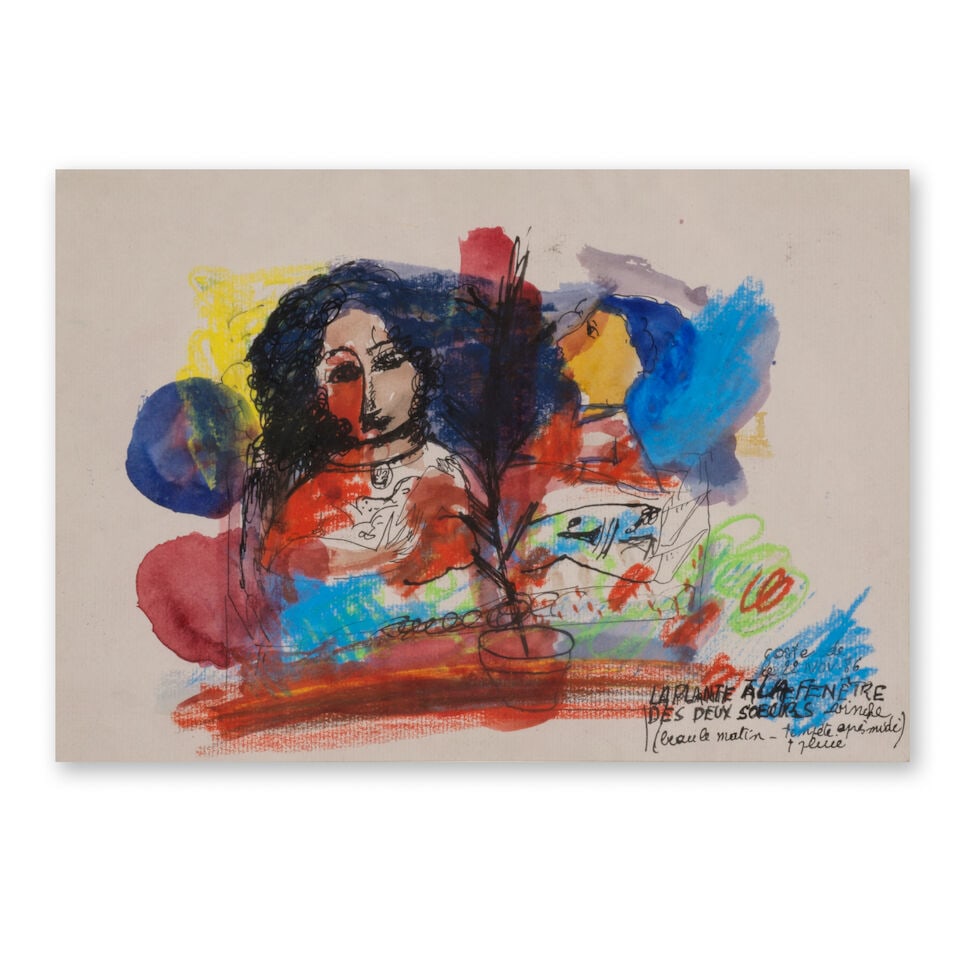 LIONEL VINCHE (N. 1936) Sans titre (deux œuvres) 1983 - 1986 - 3