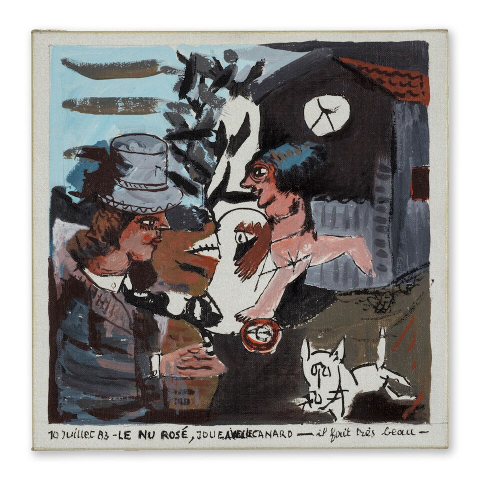LIONEL VINCHE (N. 1936) Sans titre (deux œuvres) 1983 - 1986 - 5
