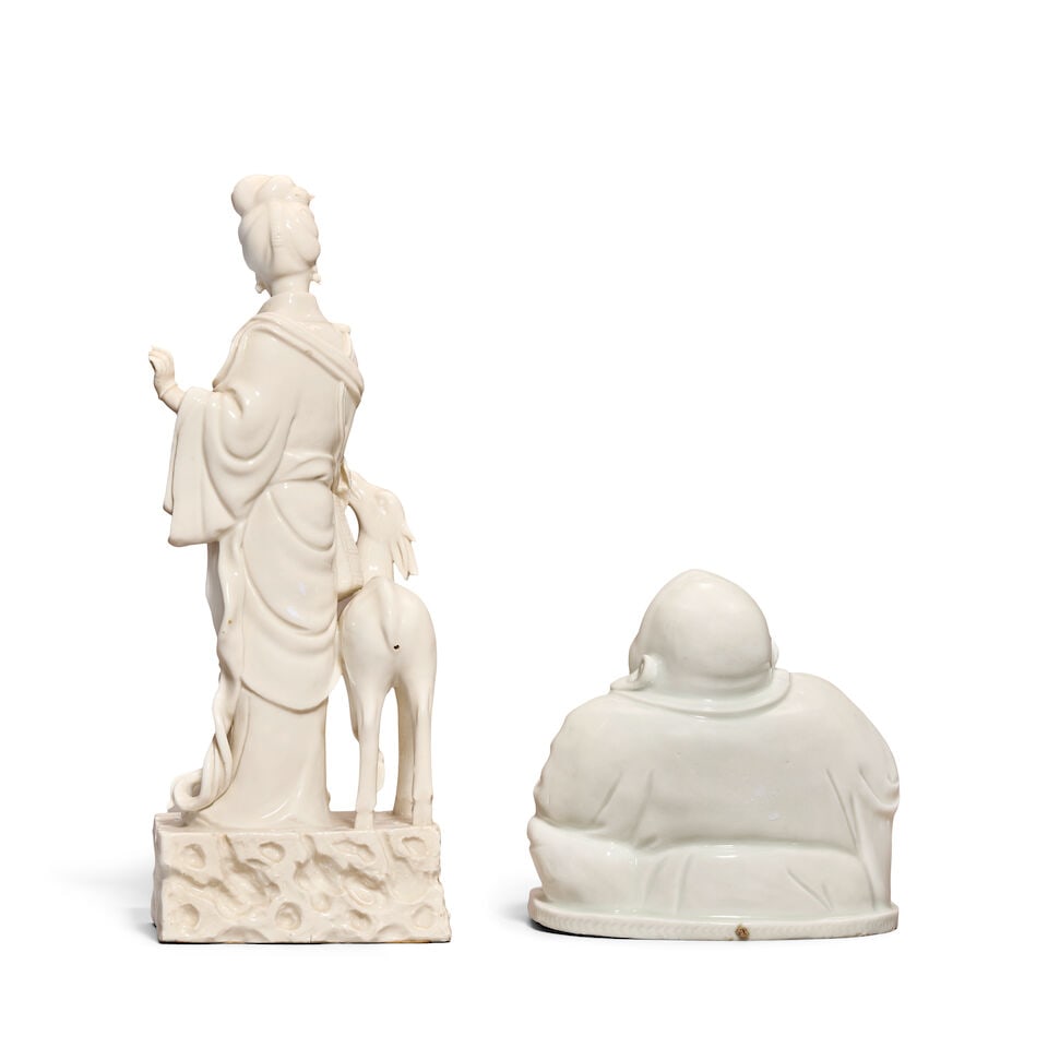 A BLANC-DE-CHINE FIGURE OF BUDAI AND A BLANC-DE-CHINE FIGURE OF MAGU Qing dynasty (2) - 2